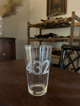Load image into Gallery viewer, 432 Etched PINT Glass