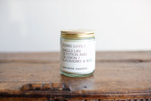 Load image into Gallery viewer, Young Love (Blackberry & Rose) Glass Jar Candle