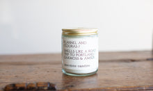Load image into Gallery viewer, Flannel & Fedoras (Oakmoss & Amber) Glass Jar Candle