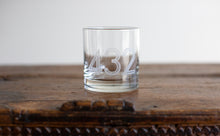 Load image into Gallery viewer, 432 Etched Whiskey Glass