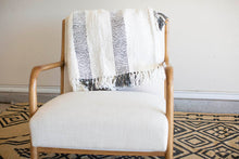 Load image into Gallery viewer, Hand Woven Quinn Throw Gray