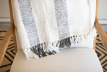Load image into Gallery viewer, Hand Woven Quinn Throw Gray