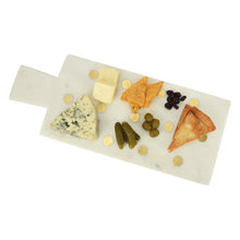 Load image into Gallery viewer, Polka Marble Cheese Board (17.75"x7")