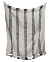 Load image into Gallery viewer, Hand Woven Quinn Throw Gray