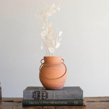 Load image into Gallery viewer, Terracotta Deco Handle Vase
