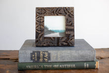 Load image into Gallery viewer, 4x4 Carved Wood Photo Frame