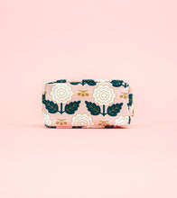 Load image into Gallery viewer, Pink Floral Cotton Dopp Kit