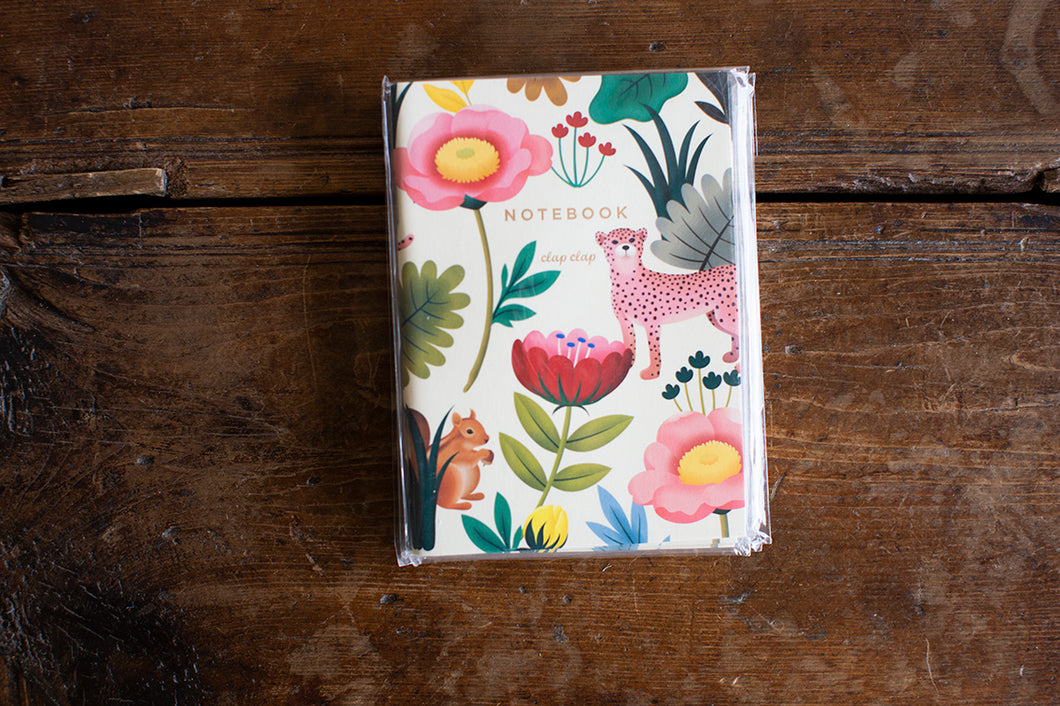 Jungle Safari Animal Pocket Notebook
