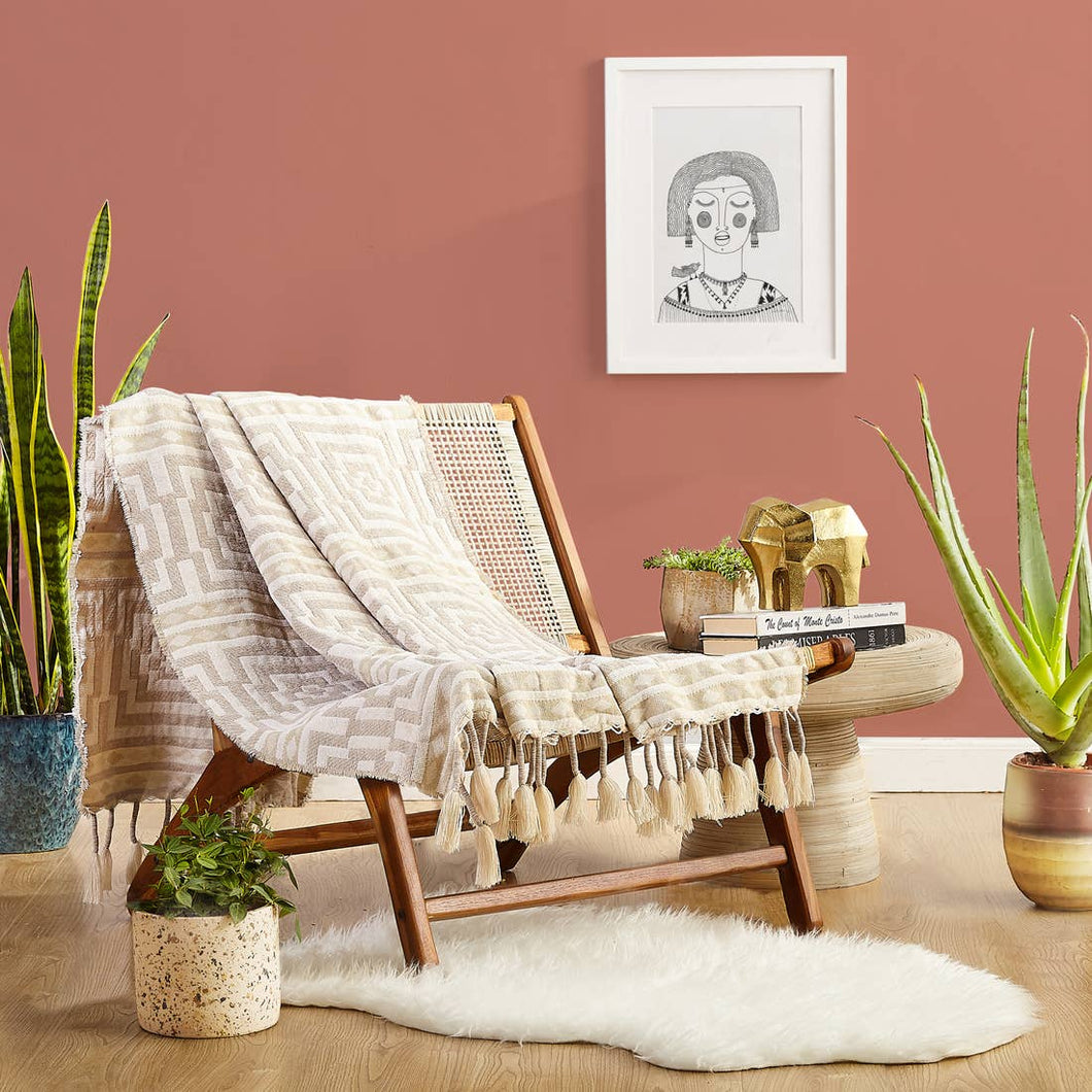 Justina Blakeney Hypnotic Throw Blanket-Maison Collective
